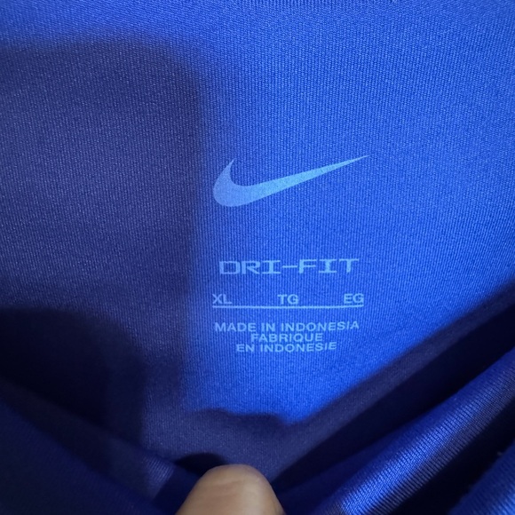 Nike DRI-FIT Womens Blue/Purple Leggings Size XL - Picture 4 of 5